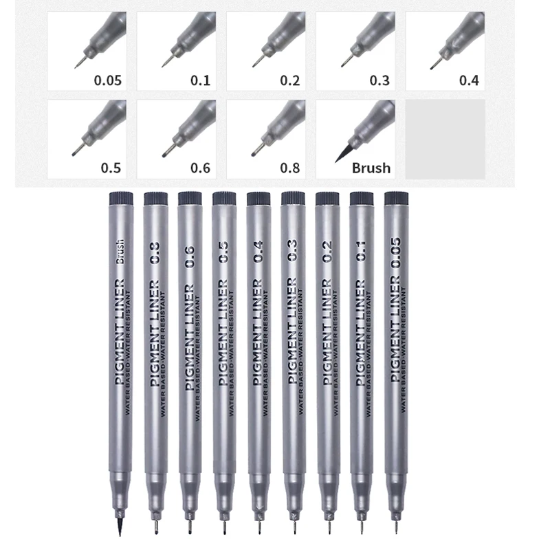 9 قطع/مجموعة أقلام تحديد ملونة - مراجعة Copic Marker Sketch وسعره
