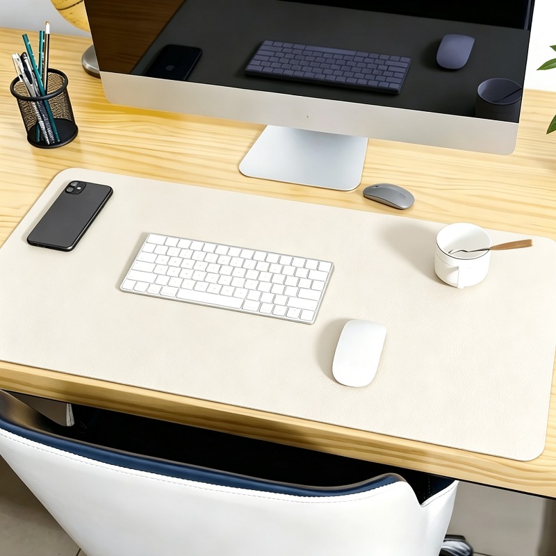 قطعة واحدة من وسادة الماوس الك - مراجعة Leather Desk Pad وسعره