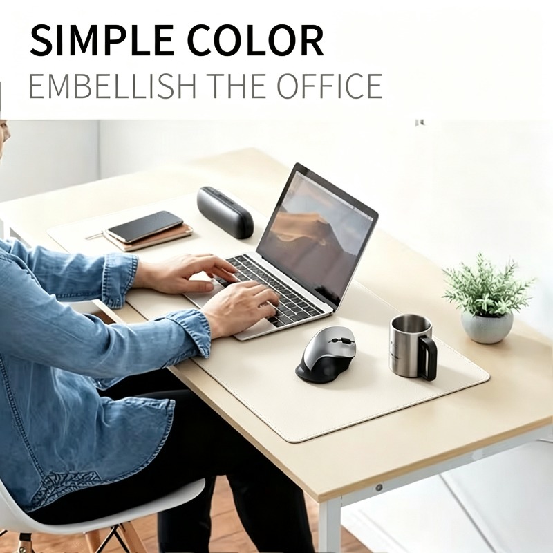قطعة واحدة من وسادة الماوس الك - مراجعة Leather Desk Pad وسعره